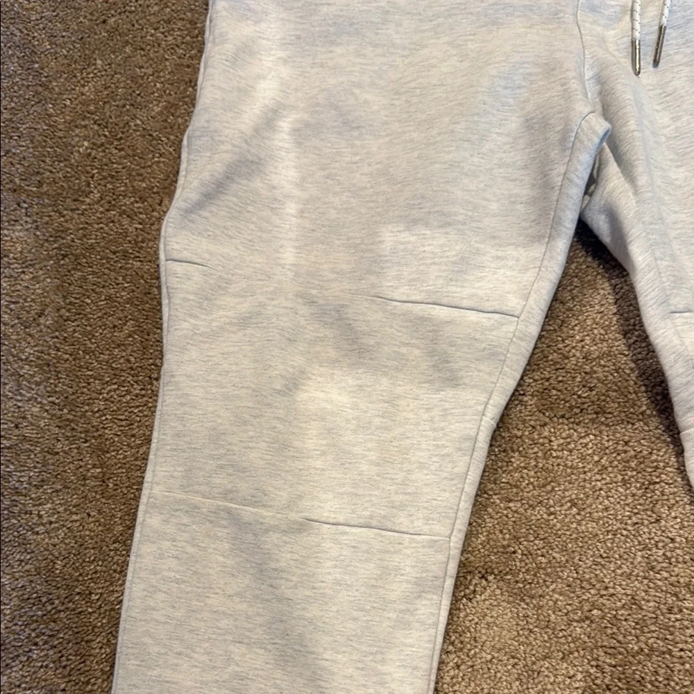 PacSun Gray Track Pants with Elastic Waistband and Tapered Legs - Picture 3 of 5